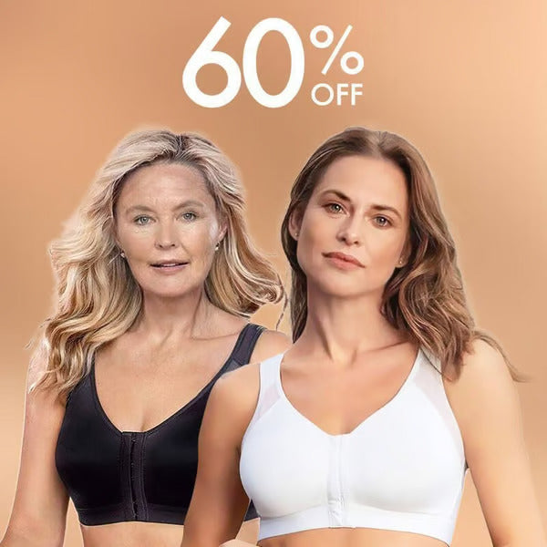 š„Front closure design, easy to put on and take off,Multifunctional Support Shaping Posture Corrector Wireless bra (with adjustable shoulder straps)