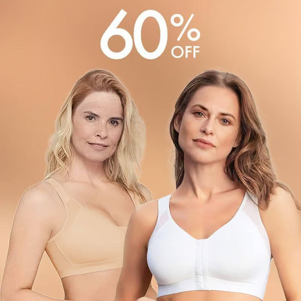 š„Front closure design, easy to put on and take off,Multifunctional Support Shaping Posture Corrector Wireless bra (with adjustable shoulder straps)