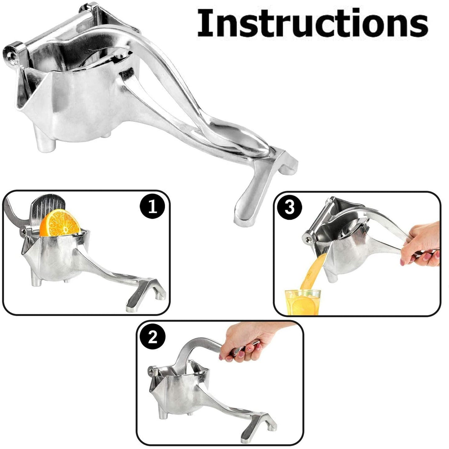 Aluminum Manual Hand Press Juicer