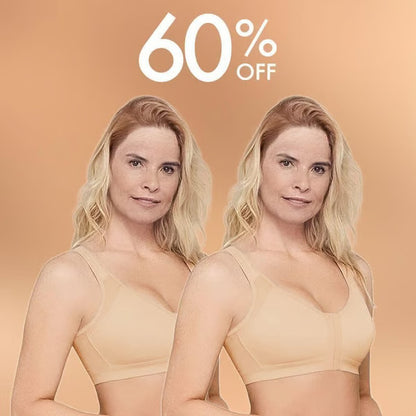 🔥Front closure design, easy to put on and take off,Multifunctional Support Shaping Posture Corrector Wireless bra (with adjustable shoulder straps)
