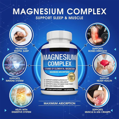 🏆#1 Best Seller ⏰50K+ SOLD! 💥-Magnesium Complex Supplement