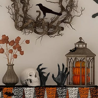 Halloween Witch's Demon Hand Wall Hanging Statues