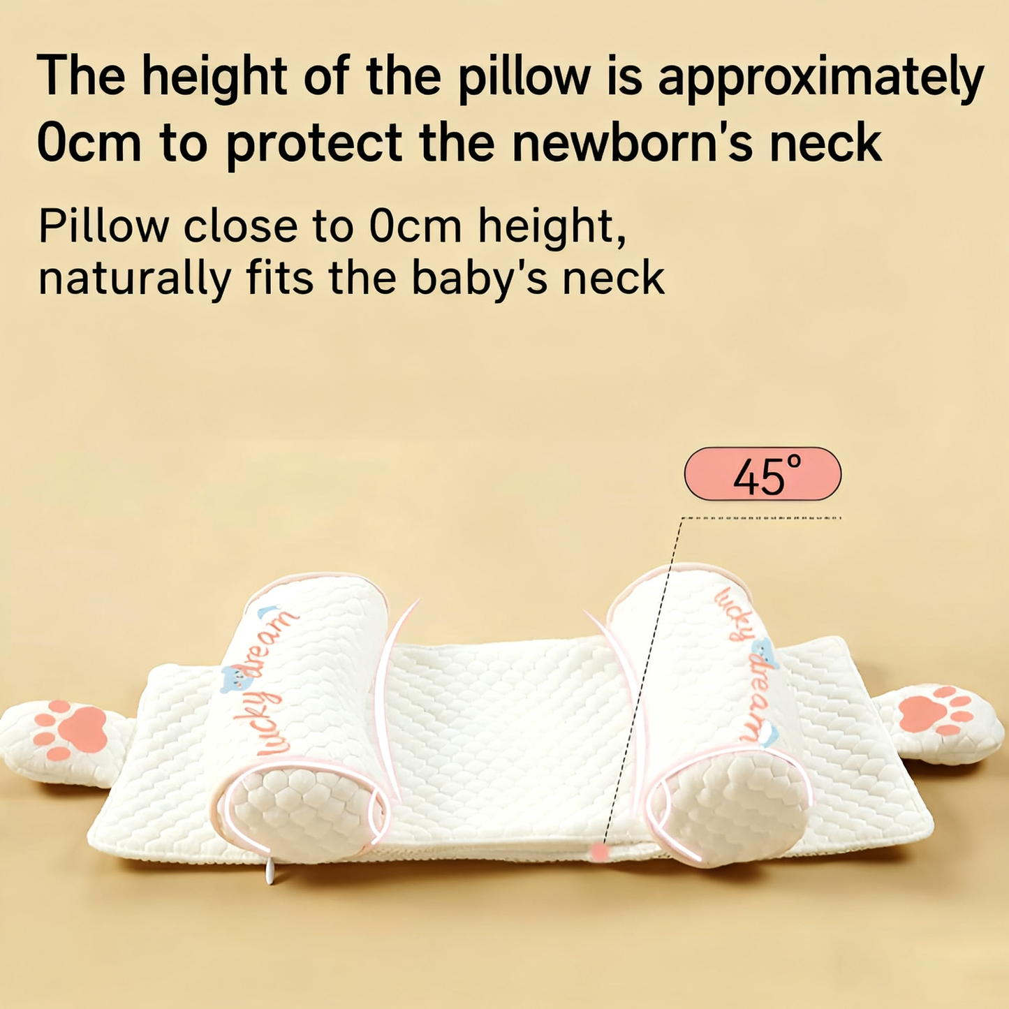Shaping Pillow for Baby Head Shape Correction