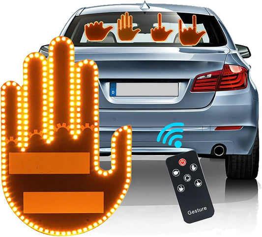 Car Finger Light with Remote