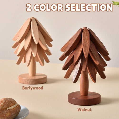 Wooden Trivets Like a Christmas Tree