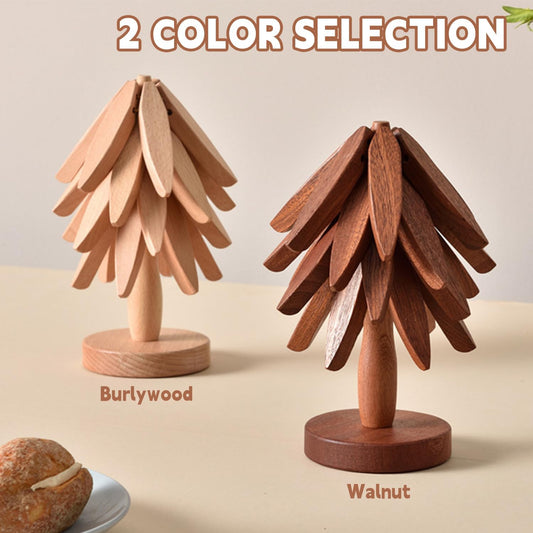 Wooden Trivets Like a Christmas Tree
