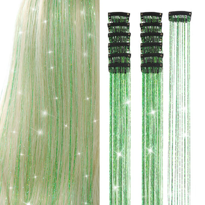 12-Piece 20.5-Inch Clip-In Tinsel Hair