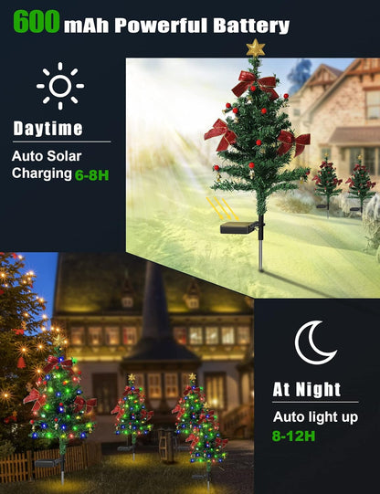 Solar Christmas Trees Lights