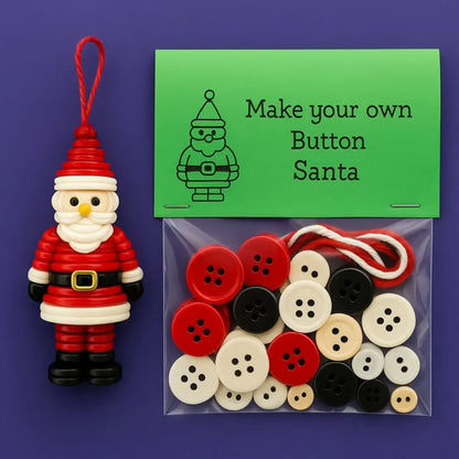 🎁🎄Early Christmas Promotion✨🔥🎅☃️ DIY Button Ornament Kits