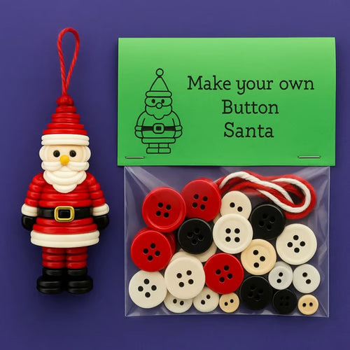 🎁🎄Early Christmas Promotion✨🔥🎅☃️ DIY Button Ornament Kits