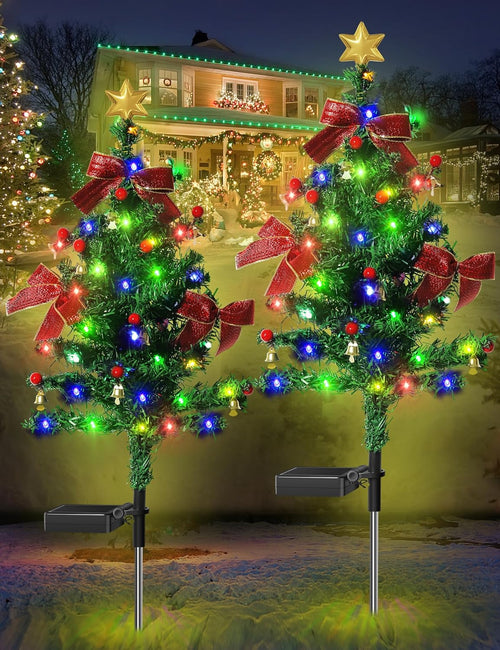 Solar Christmas Trees Lights