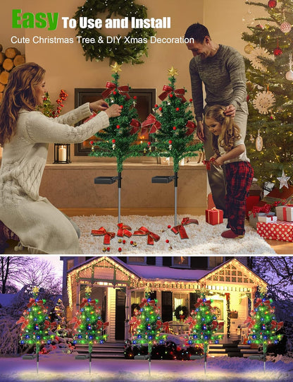 Solar Christmas Trees Lights