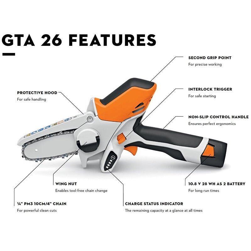 🔥2025 HOT SALE-GTA 26 Battery Powered Wood Cutter.