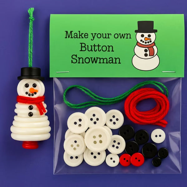 🎁🎄Early Christmas Promotion✨🔥🎅☃️ DIY Button Ornament Kits