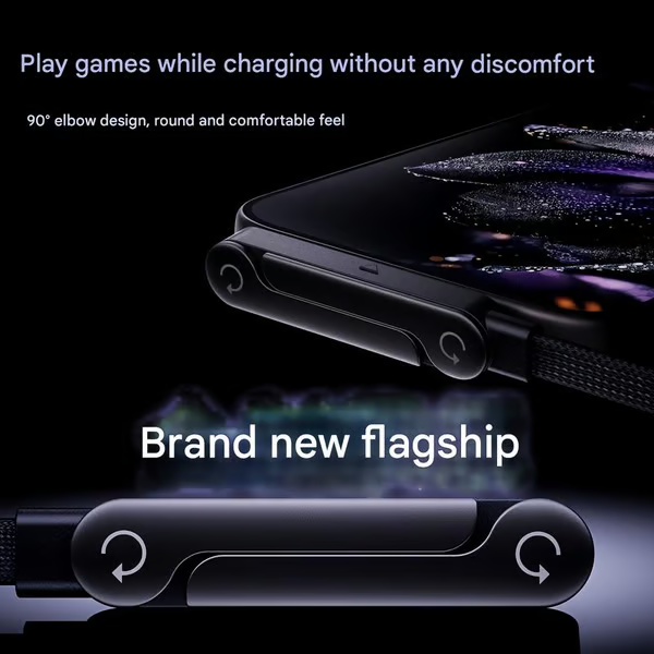 ⚡️240w super fast charging📱Invisible Holder Charger Cable with Stand