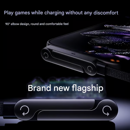 ⚡️240w super fast charging📱Invisible Holder Charger Cable with Stand