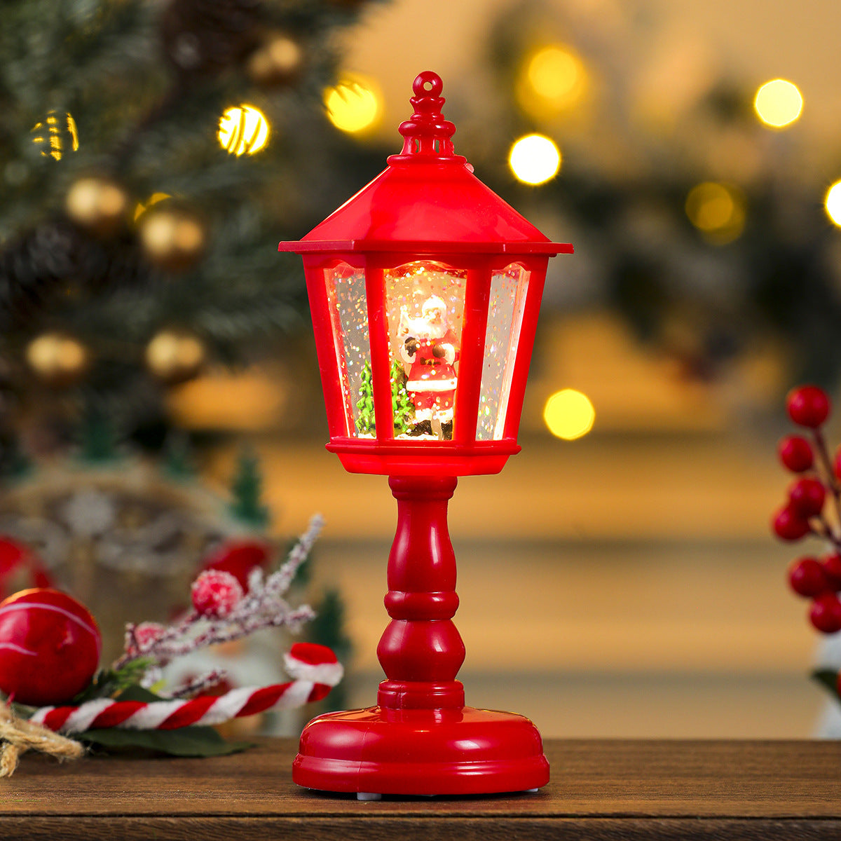 Christmas Lantern Snowball with Music