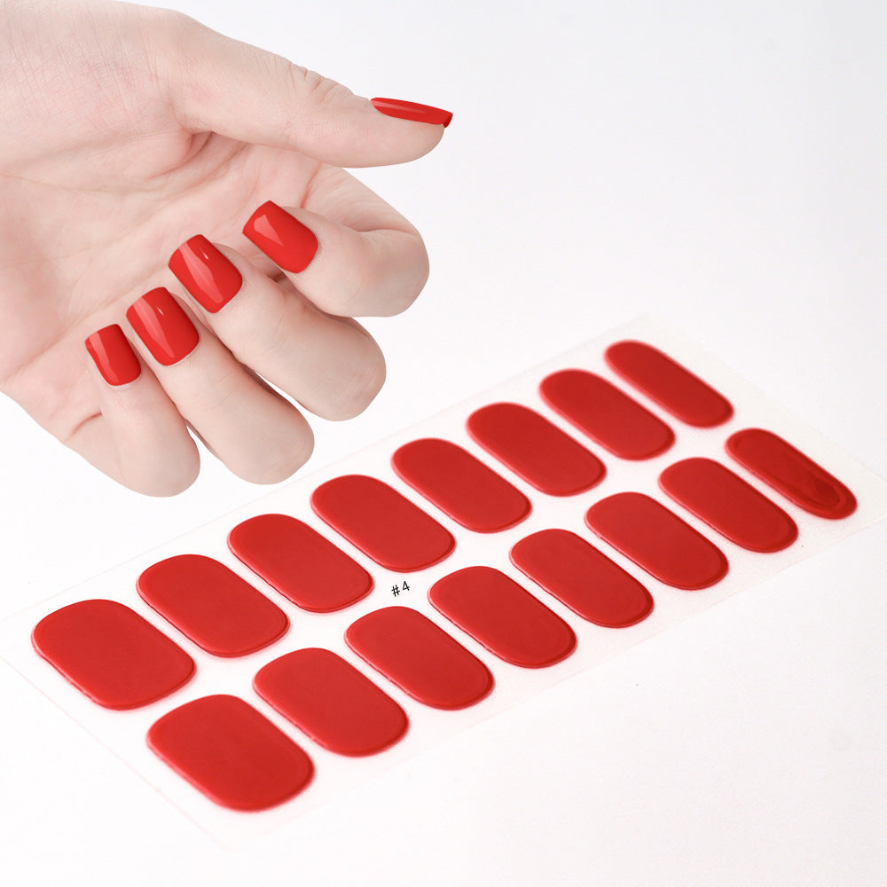 Salon Quality Gel Nail Stickers - Long Lasting Wraps
