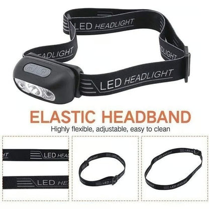 Super Bright Light Sensor Mini Led Headlamp